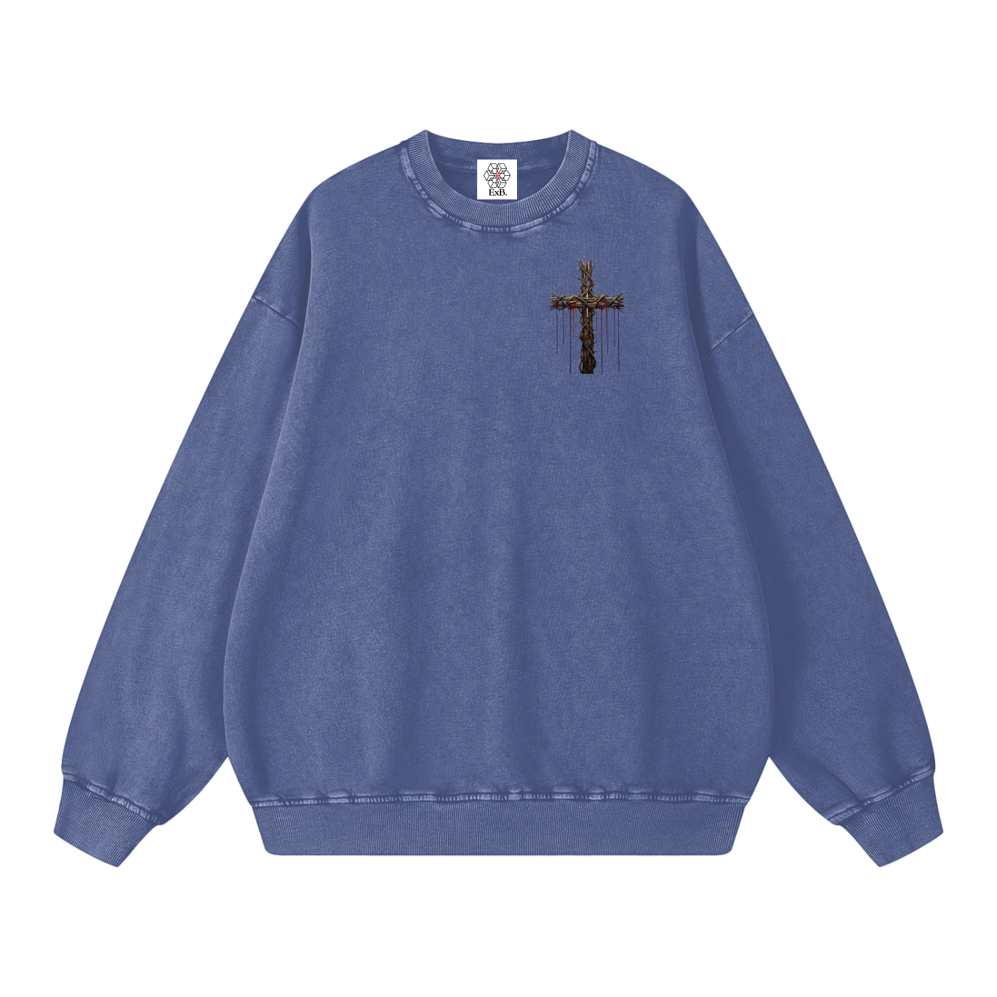 Snow Washed Oversized Sweatshirt