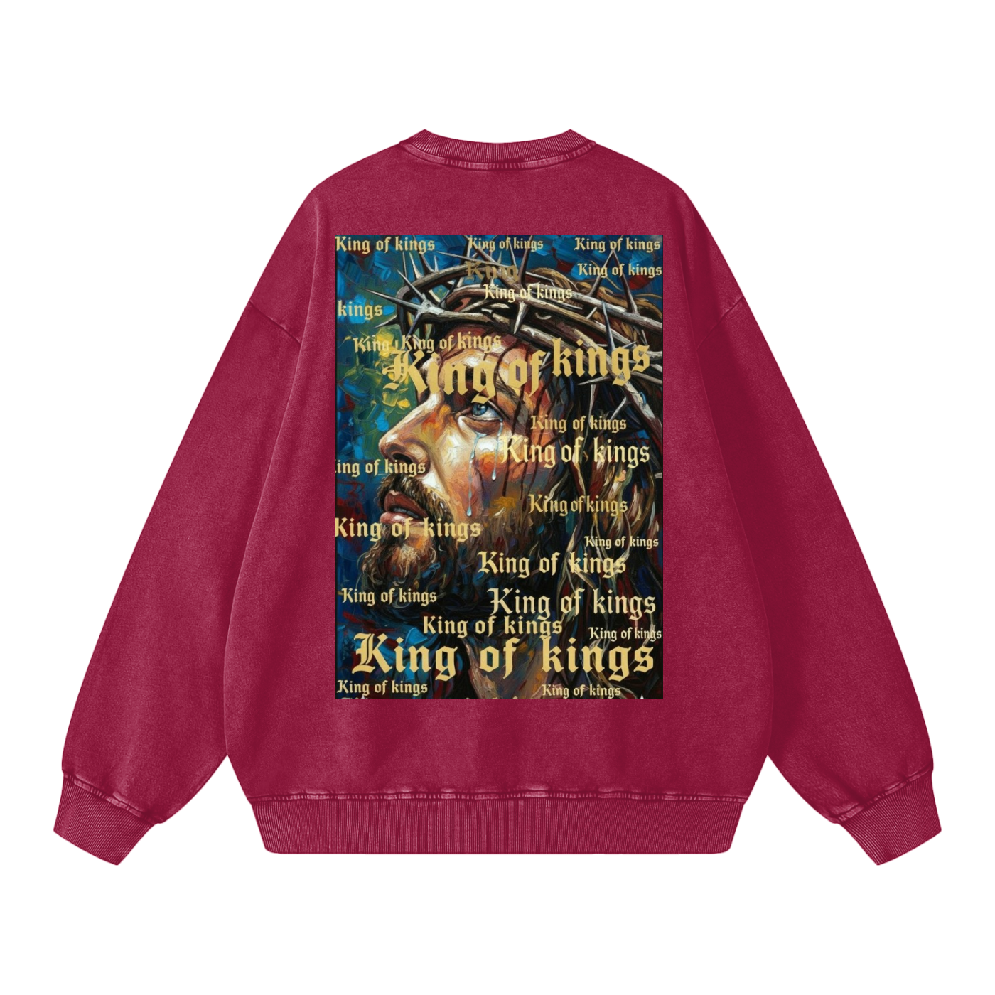 Snow Washed Oversized Sweatshirt