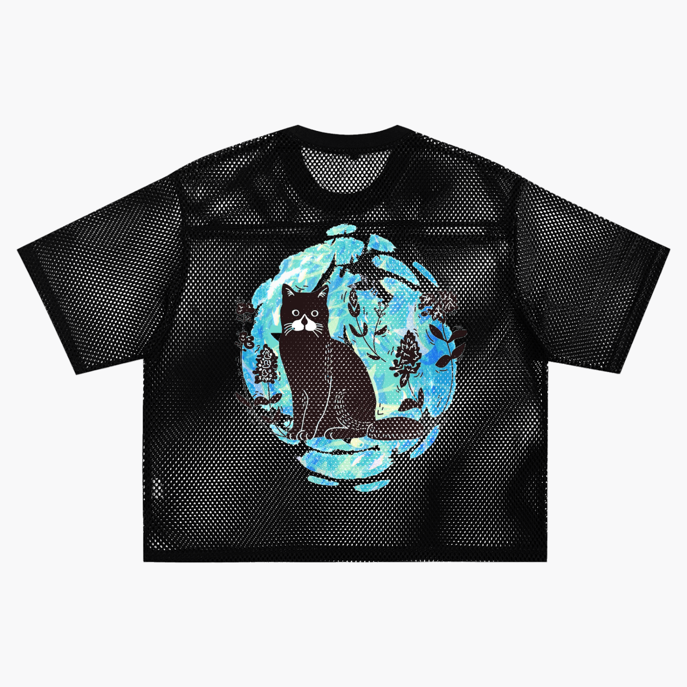 See-through Boxy Net T-Shirt