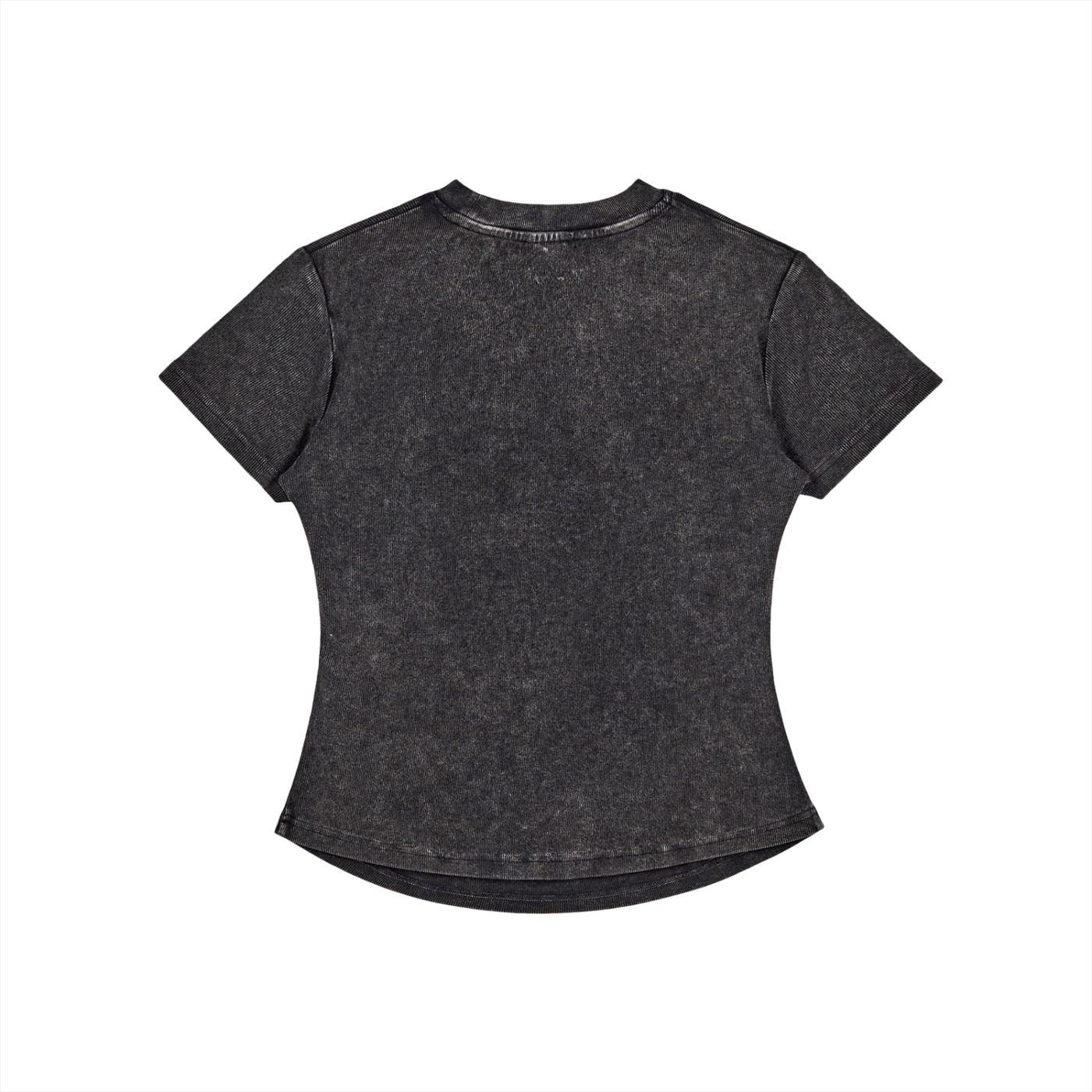 Vintage Washed Bodycon Cotton T-Shirt