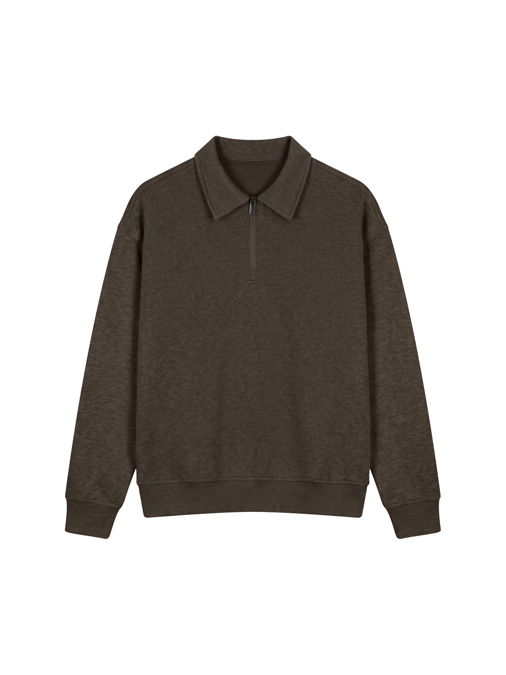 Unisex Boxy Quarter-Zip Sweatshirt