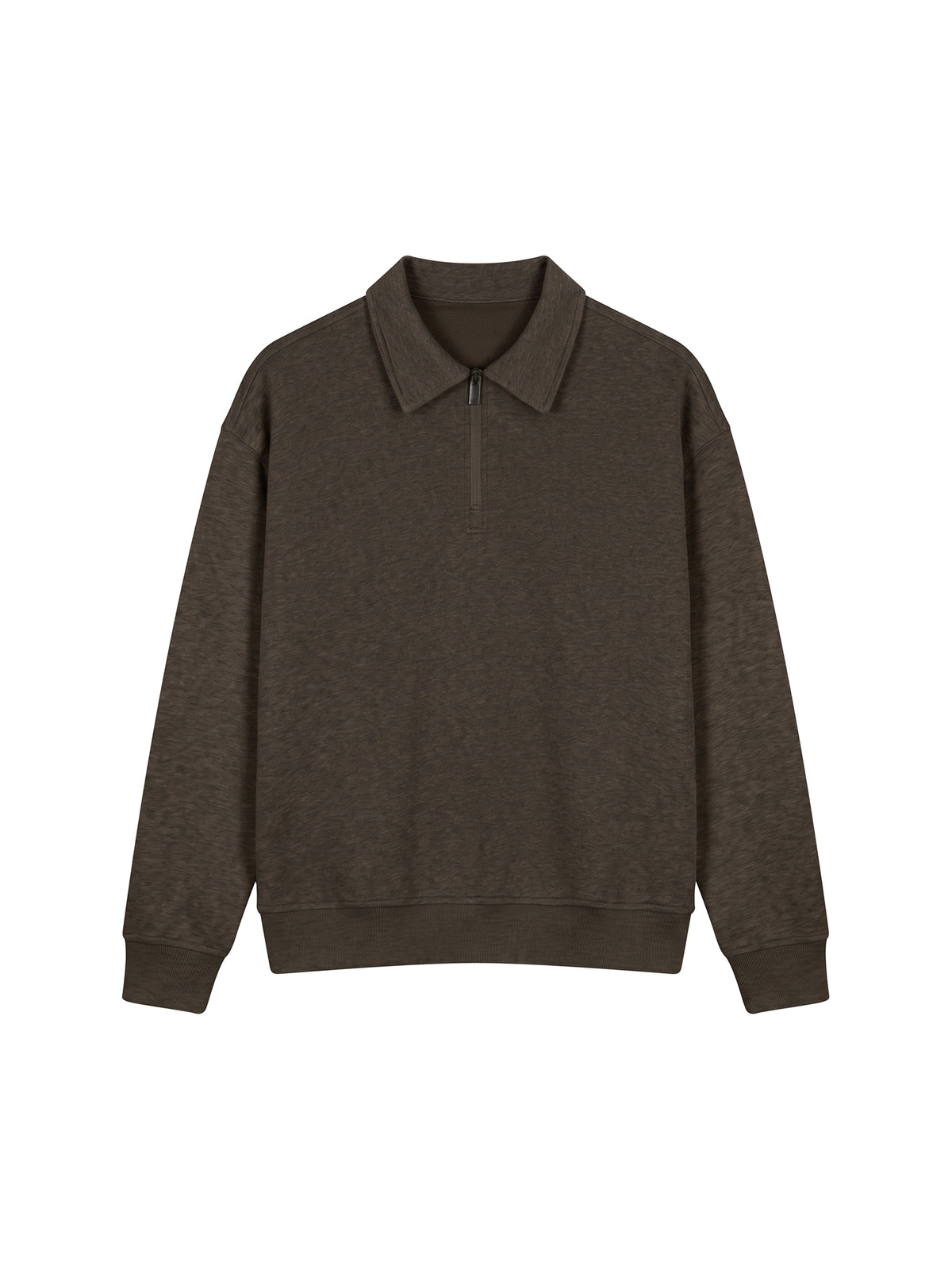 Unisex Boxy Quarter-Zip Sweatshirt