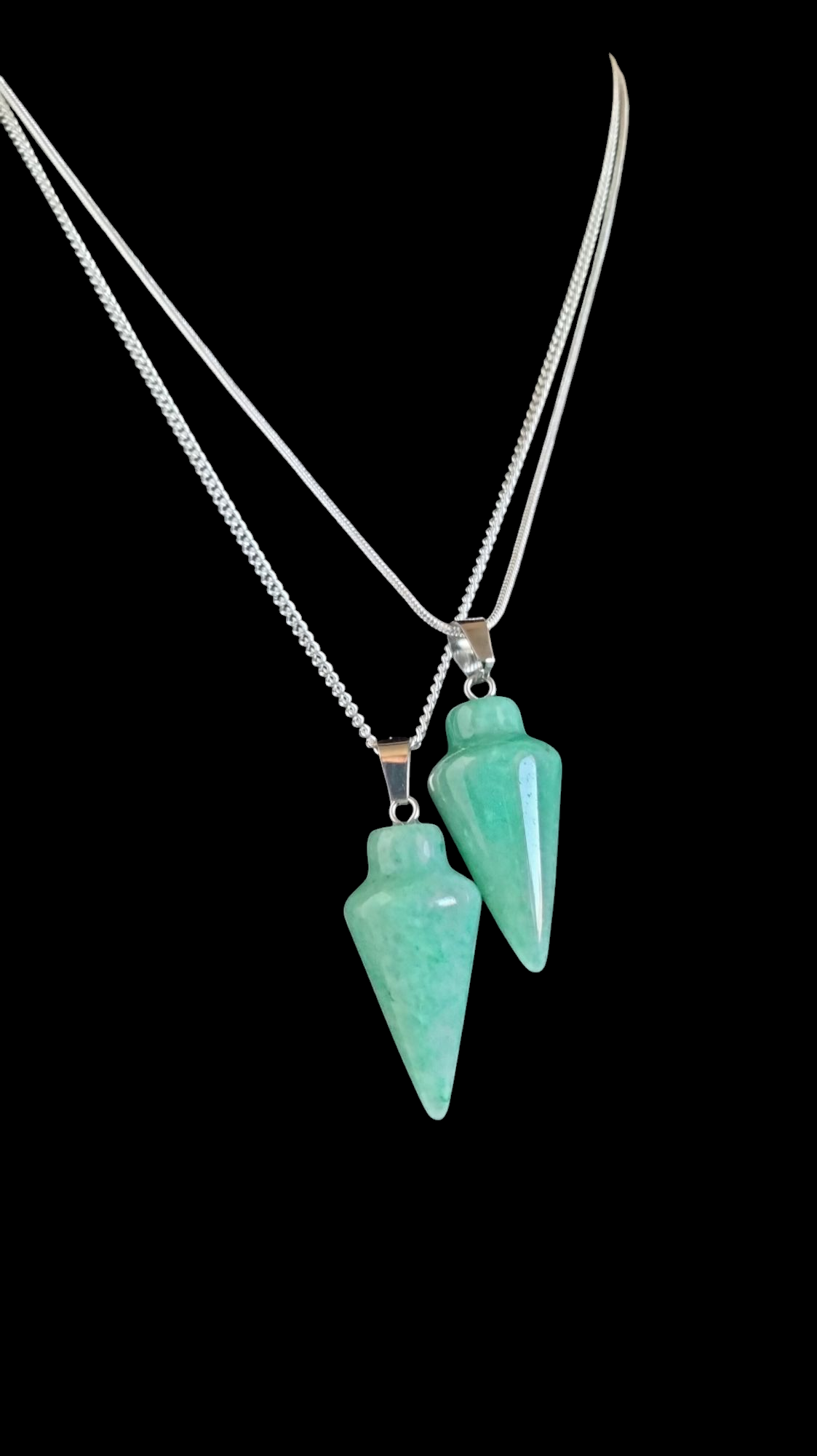 925 Pure silver chain Pendulum Necklace