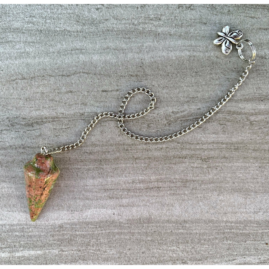 Unakite Dowsing Pendulum/ Bracelet - EXtrinsic Beauty